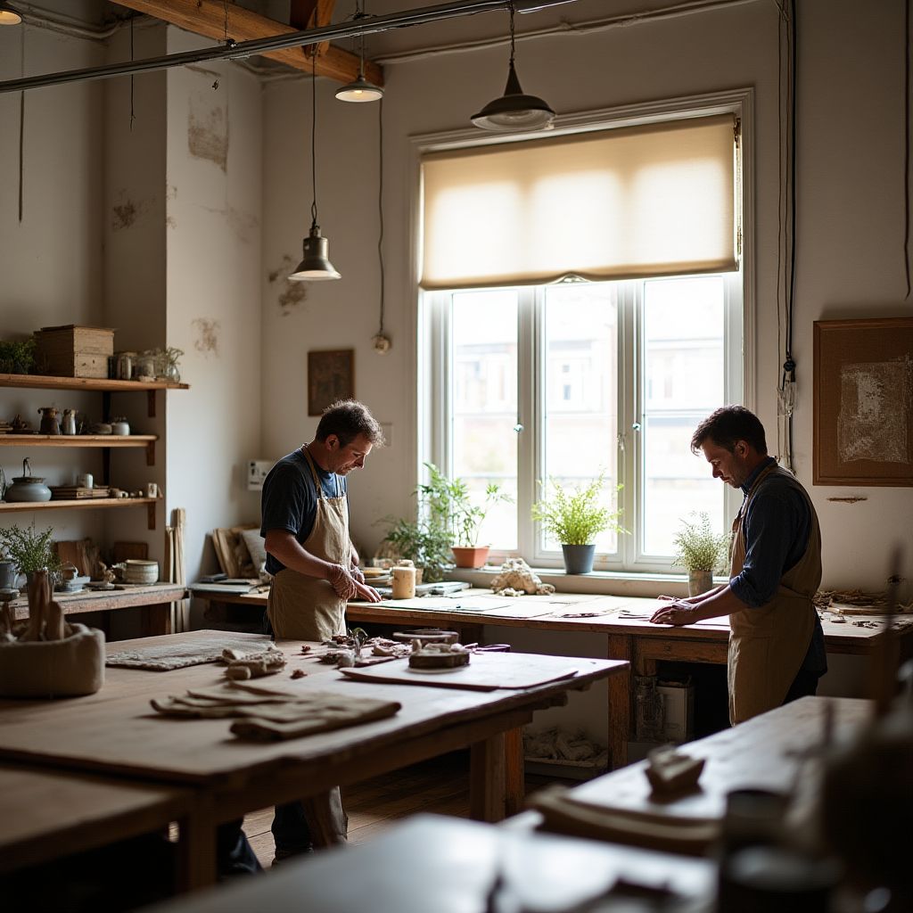 Atelier de production stores Belgique